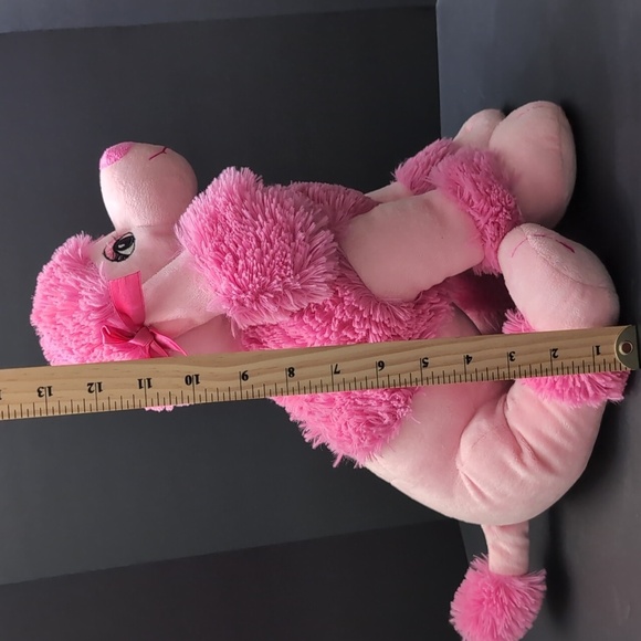Teddy Mountain Pink Poodle Soft Plush Stuffed toy. - Picture 8 of 9